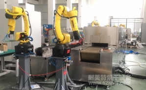NMT-ZP-108 疫苗玻璃瓶小型預(yù)熱加固化自動裝配線(蘇州?？松?